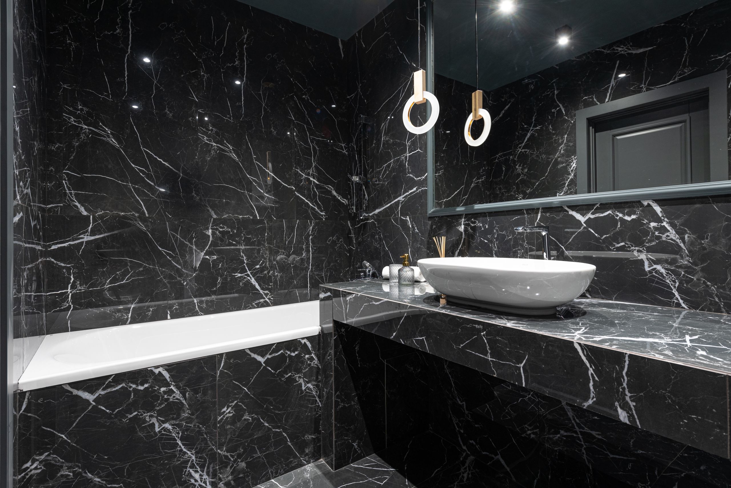 Silver Dragon Marble